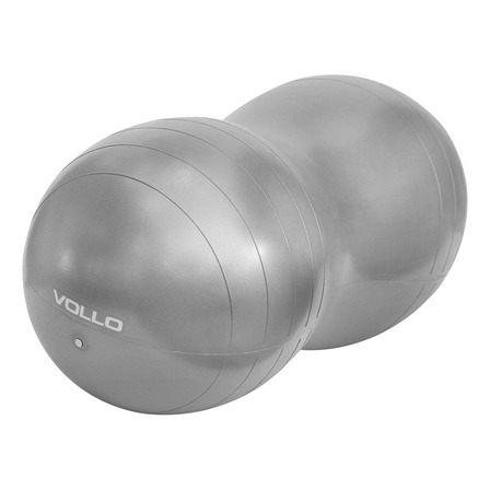 Bola Feijão Vollo Para Ginástica Peanut Ball 45cm Com Bomba Suporta Até 200kg Cor Cinza Bola Feijão Vollo Para Ginástica Peanut Ball 45cm Com Bomba Suporta Até 200kg Cor Cinza