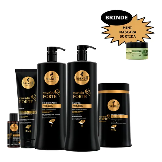 Kit Haskell Cavalo Forte 1l + Brinde