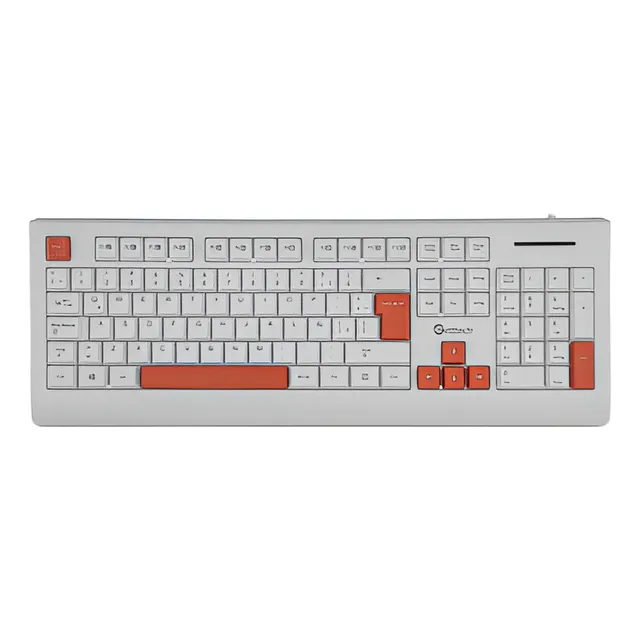 [getttech] Colorful Wired Keyboard - Sku : Ggk-esmwr-02-wh