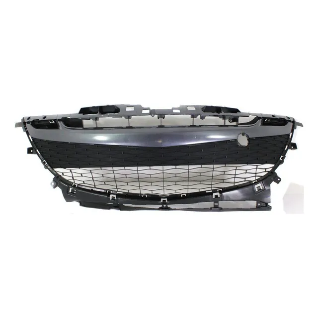Rejilla Parachoque Para Mazda Centro Plastico Gris