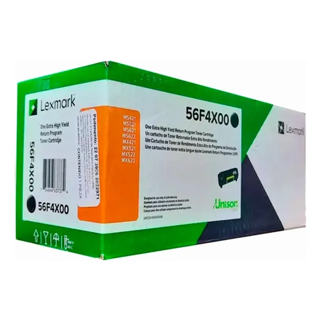 Lexmark Toner 56f4x00, Ms421, 521,621 Mx421, 521 Tinta Negro