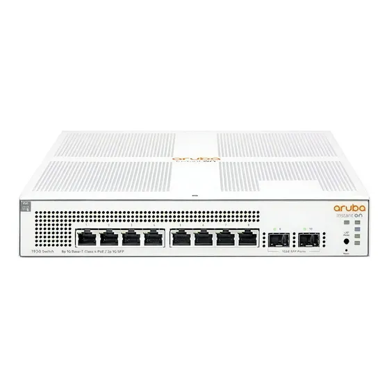 Switch HP Aruba 1930 8 puertos Giga Poe 124 W + 2 sfp JL681a