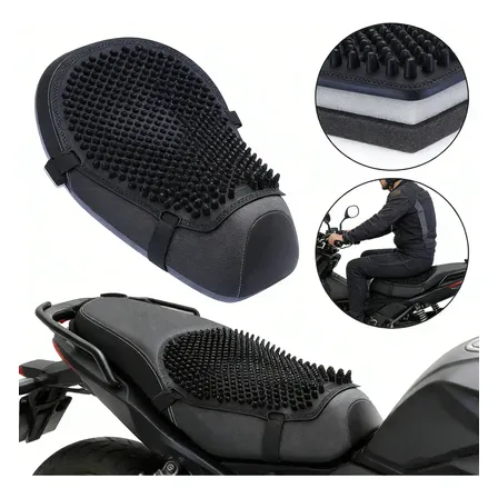 Almofada De Assento Para Motocicleta Conforto Universal Almofada Melhorada 2