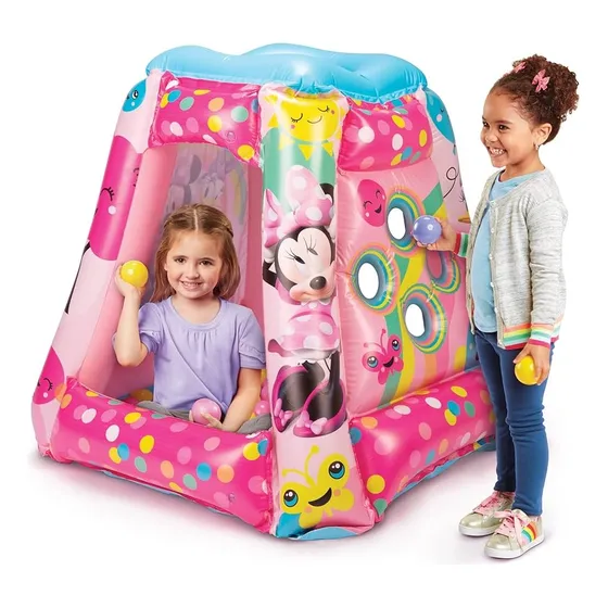 Inflable Infantil Casa De Juegos Minnie Mouse Con 20 Pelotas