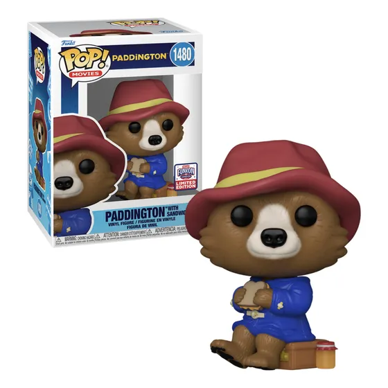 Oso Paddington Sandwich Funko Pop 1480 Exclusivo Convencion