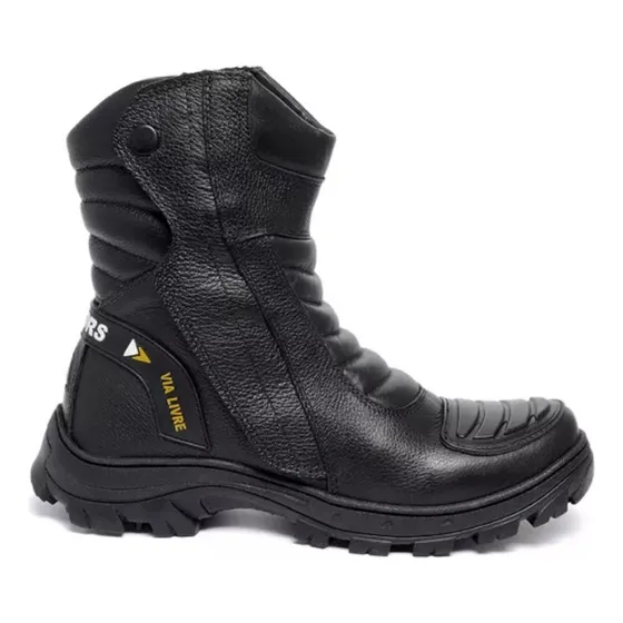Bota Via Libre Para Motociclista Cuero Originales 