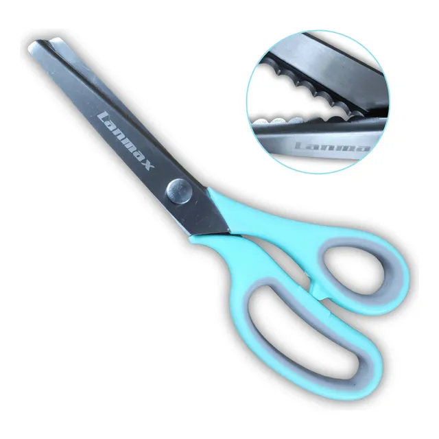 Tesoura Escalope Corte Ondulado - Original Lanmax