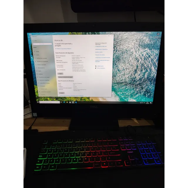 Dell Optiplex 5250 Aio 21.5  Intel I5-7500 8gb 240gb Ssd Negro
