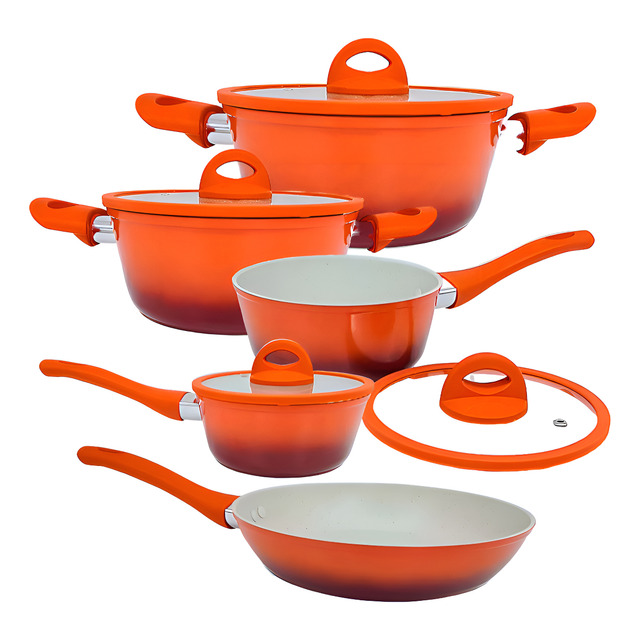 Conjunto Panelas Indução 5 Peças Miami Vermelho Casambiente Conjunto Panelas Indução 5 Peças Miami Vermelho Casambiente