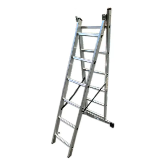 Escalera 2en1 Extensible Aluminio 2x6 Escalones Kroser