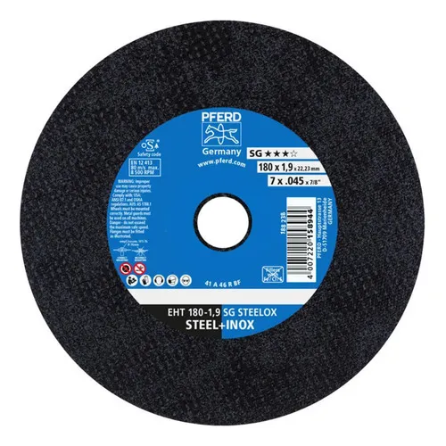 Disco De Corte Pferd 180 X 1,9 X 22,23 A46 1 unidade