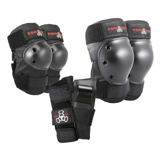 Kit De Joelheiras E Cotoveleiras Triple Eight, Tamanho Xs, P
