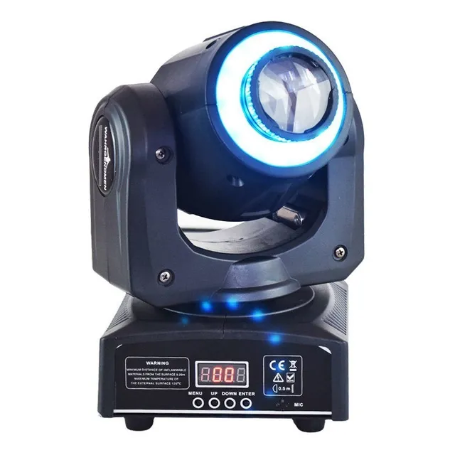 Cabeza Movil Led Robotica Dmx Prisma Fijo Aro Led Figuras