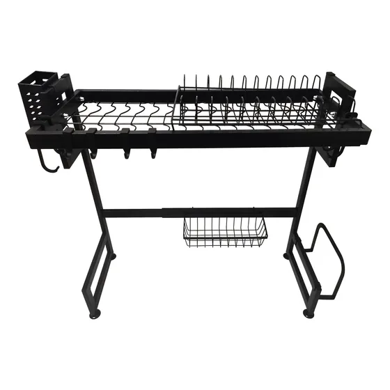 Escurridor Seca Platos Extensible Bacha Nictom Ep07 Negro