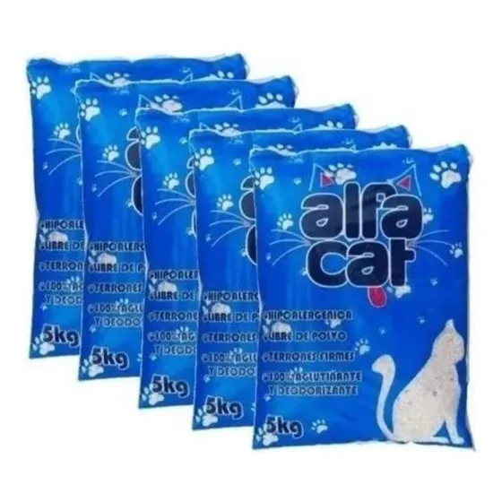 Alfa Cat Arena Para Gato Natural 24kg Envio + Economico Nf