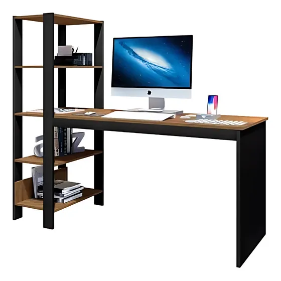 Mesa Home Office P/ Computador Pc Praleira Estudo Escritório