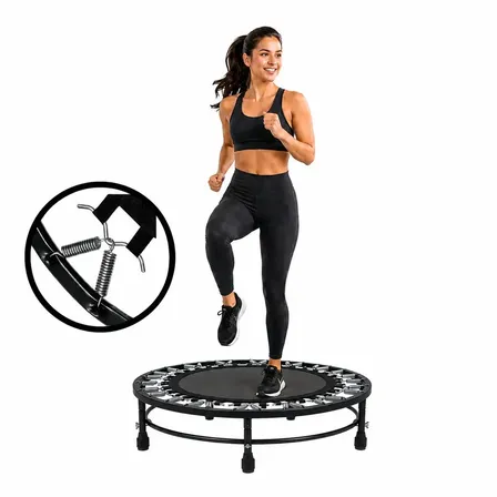 Jump Cama Elástica Profissional 200kg Reforçado 32 Molas Mini Trampolim Academia