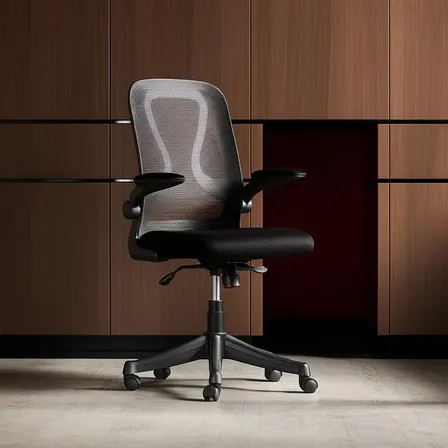 Cadeira Diretor Tela Mesh P210 Hera Prime.office Preto Reclinável Ergonômica Mesh/tecido