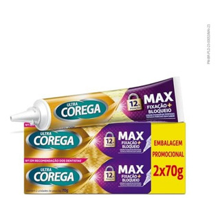Kit C/2 Ultra Corega Max Fixação 70g Cada Kit C/2 Ultra Corega Max Fixação 70g Cada
