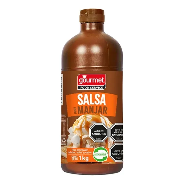 Salsas De Chocolate Frambuesa Caramelo Manjar Gourmet (1kg)