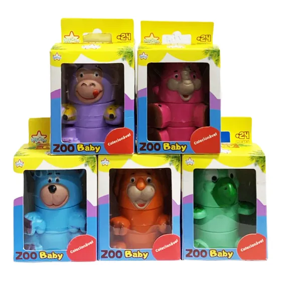 Brinquedo Urso Zoo Baby Colecionável Bebê +24 Meses Big Star