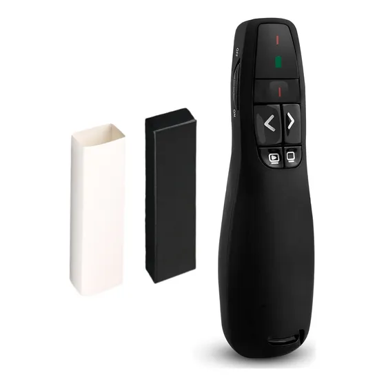 Apuntador Láser Y Presentador Inalámbrico Para Diapositivas Negro