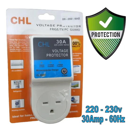 Protector De Voltaje 220 - 230v 60hz 30amp Electrodomésticos