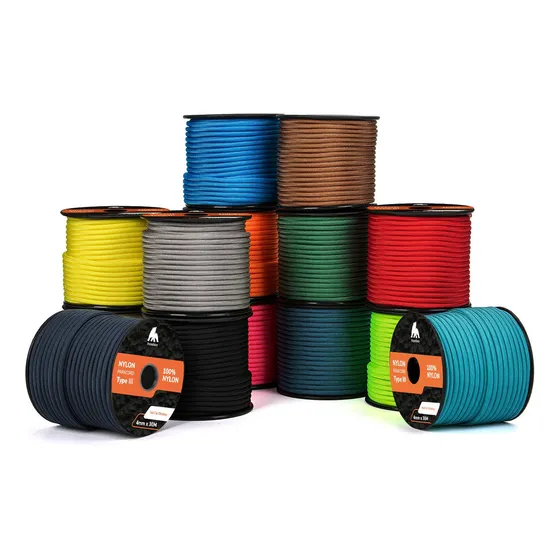 Corda De Paraquedas Paracord 550 4 Mm 30 M 7 Cordas 