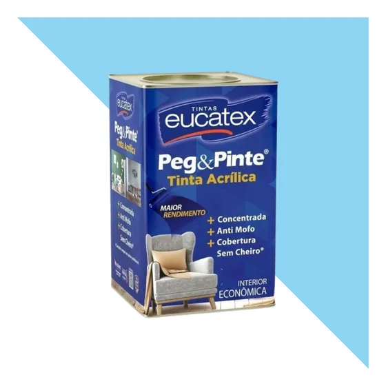 Tinta Acrilica Para Parede Peg Pinte Anti Mofo Eucatex
