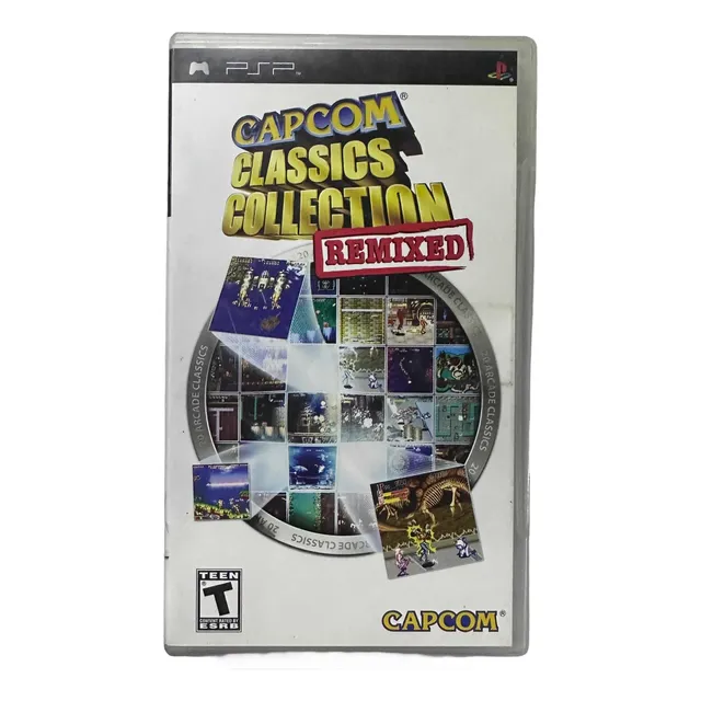 Capcom Classic Collection Remixed Psp Completo *play Again* (Reacondicionado)