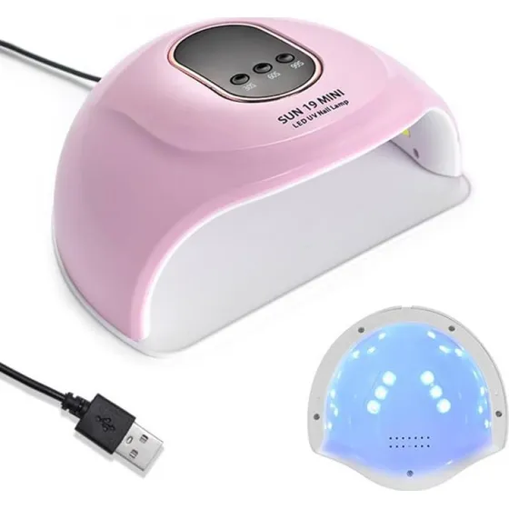 Lampara Uv-led Secador Uñas 19mini
