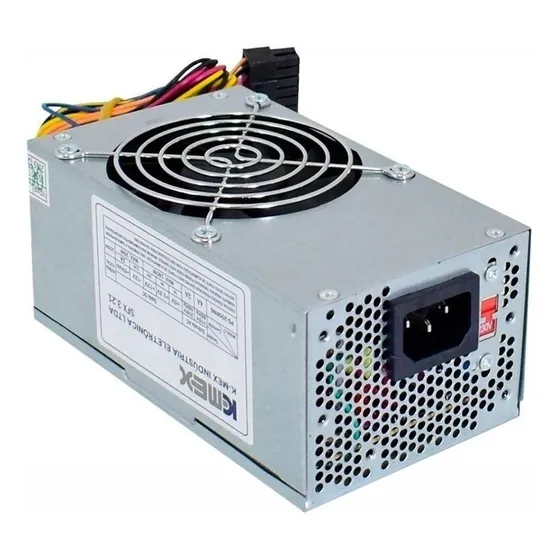 K-Mex PD Series PD-200 RNG Fonte de Alimentação Para PC 200W Cor Prata 127/220V