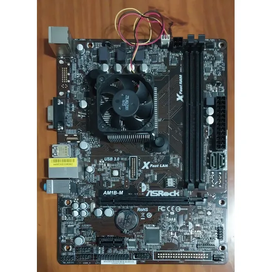 Motherboard Am1 Asrock Am1b-m + Amd Sempron 2650 Radeon R3