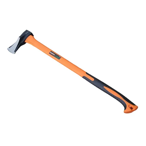 Hacha Grande Con Cuña 2000grs Cabo De Fibra Black Iron