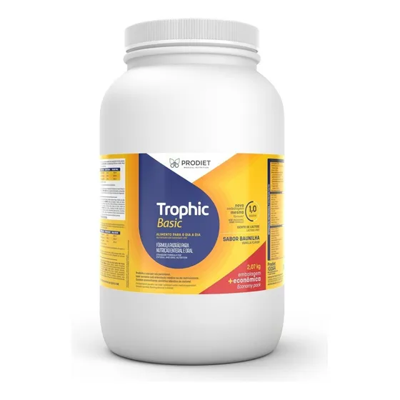 Suplemento em pó Prodiet Nutrição Clínica Trophic Basic Proteínas