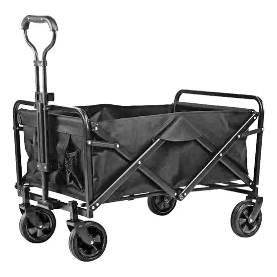 Carrito de camping plegable de 80 kg hasta Roller, negro