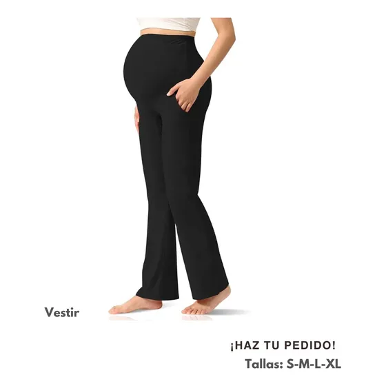 Pantalones Bebe Lucas Embarazo Largo Mujer Algodón