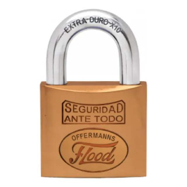 Juego 12un Candado Amaestrado X-10 50mm Flood Offermanns 