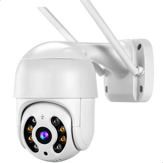 IP Camera de Segurança com 126GB branca