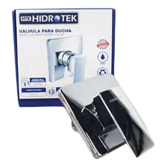 Regadera Ducha Cuadrada Lujo Bronce Acero Clase A Nueva 1/2