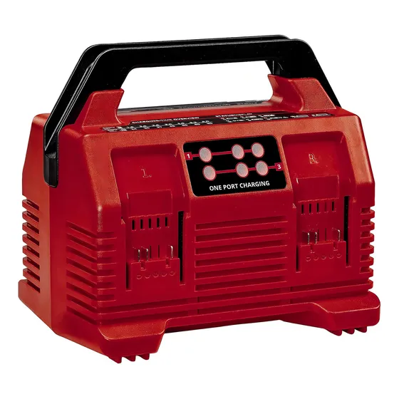 Cargador De Bateria 18v Multiple Einhell Hasta 4 Baterias Power X-change Cuadruple 4512102