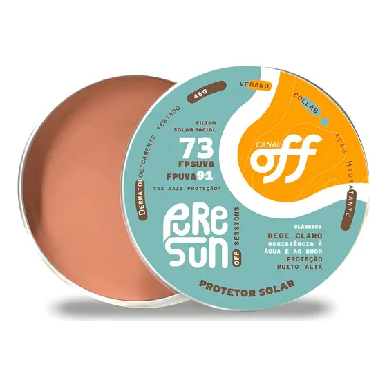Protetor Solar Puresun 75+ - 45g (bege Claro)