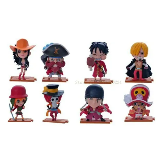 Figura One Piece Anime Set Muñeco Luffy Coleccion Saga Zeta