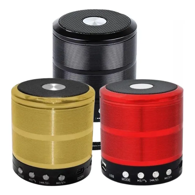 Caixinha De Som Bluetooth Pequena Redonda Com Som Incrível