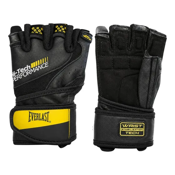 Guantes Fitness Everlast Pro2 Hombre Gym Entrenamiento Red M