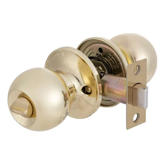 Cerradura Pomo Baño Dorado Fixser