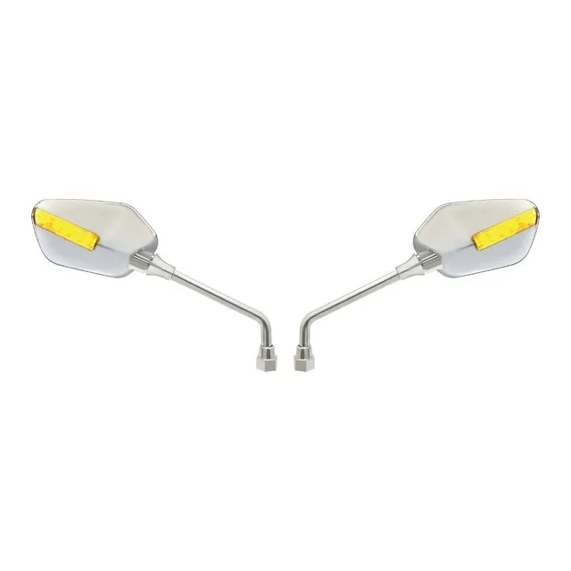 Espejos Retrovisores Gvs Yamaha Simil Cbr 300 Cromo Led