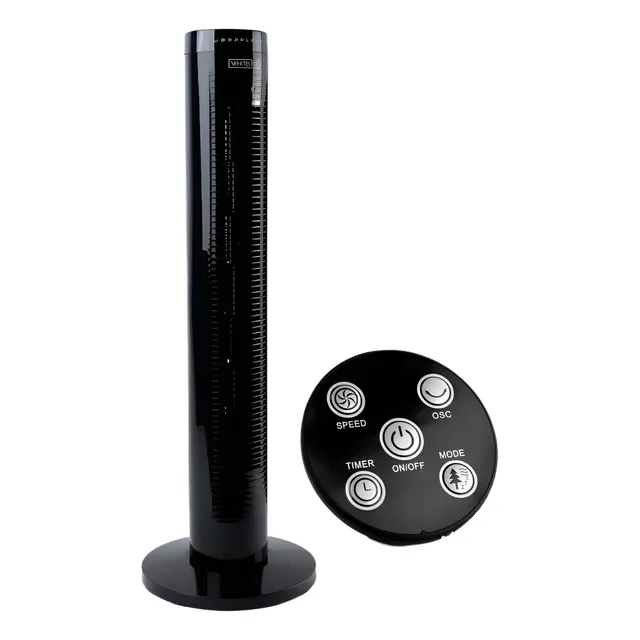 Ventilador De Torre Whiteline Yf-to3214, 3 Velocidades, 45w Cantidad De Aspas 1 Estructura Negro Aspas Negro Diámetro 15 Cm Frecuencia 50 Material De Las Aspas Plástico