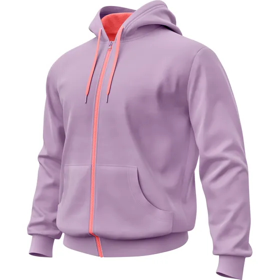 Hoodie Buso Buzo Dama Cremallera Algodon Perchado 280 Grs