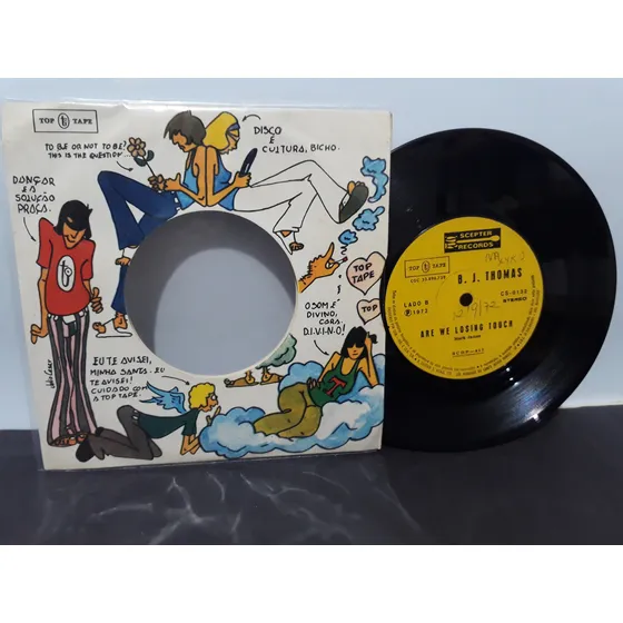 Compacto Vinil B.j. Thomas  Rock And Roll Lullaby